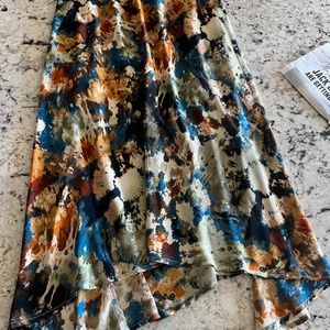 Ladies S stylish multi-colored midi skirt